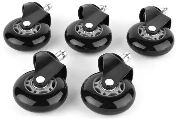 MERCURY Koliesko Premium medium čierné, pogumované, priemer 65 mm, čap 11 mm