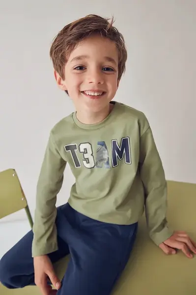 Bavlnené tričko s dlhým rukávom Mayoral