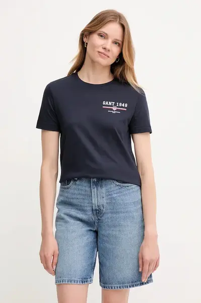 Bavlnené tričko Gant