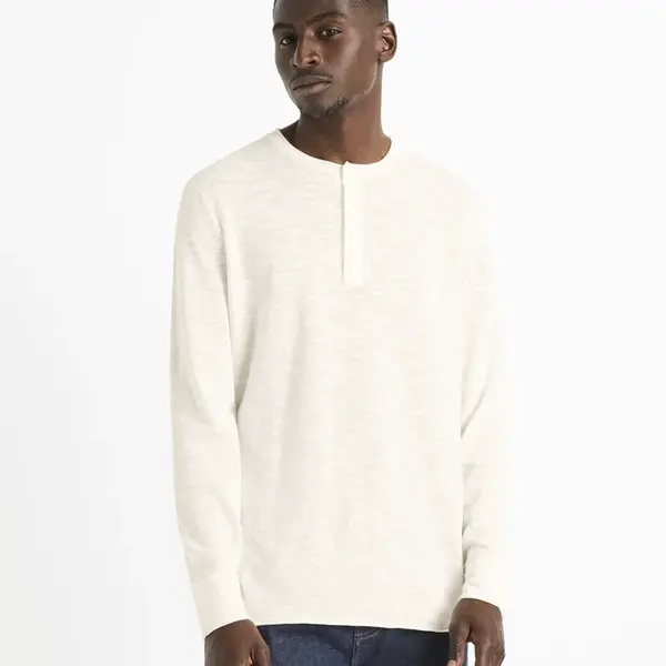 Biely pánsky sveter Celio Decanoe