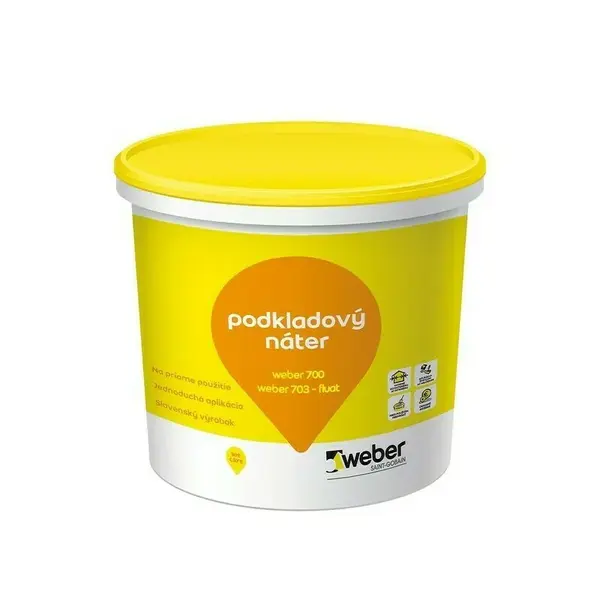 Mostík adhézny Weber 700 16 kg biely
