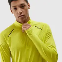 Men's Quick-Drying Long Sleeves T-Shirt 4F - Green