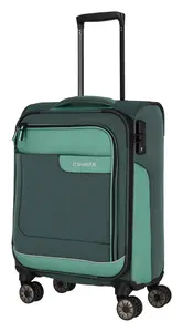 Kufor do lietadla 55x40x20 Travelite Viia 4w S Green