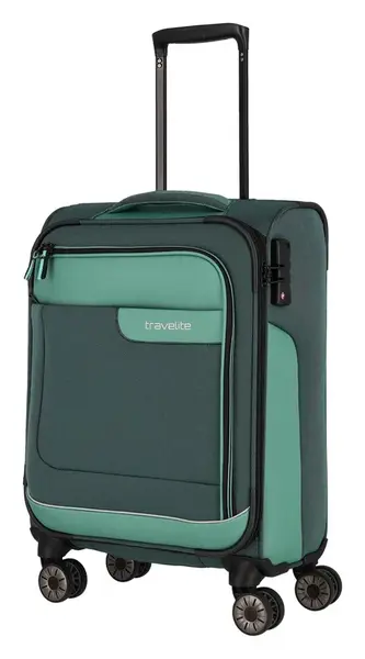Kufor do lietadla 55x40x20 Travelite Viia 4w S Green