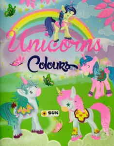 Unicorns - colours - zelená