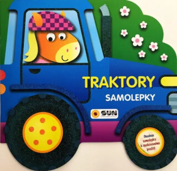Traktory- velké - opakovaně použitelné samolepky