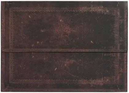 Old Leather Collection / Black Moroccan Bold / Folder / A4