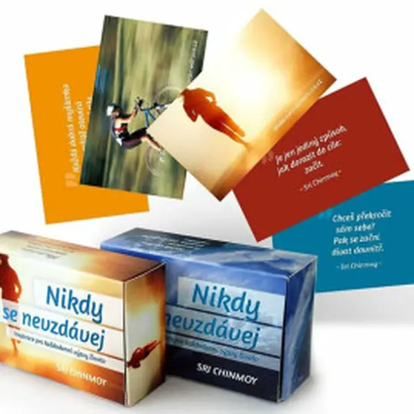 Nikdy se nevzdávej / Inspirace pro každodenní výzvy života - karty - Sri Chinmoy