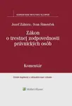 Zákon o trestnej zodpovednosti právnických osôb - Jozef Záhora, Ivan Šimovček
