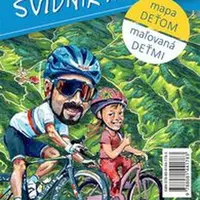 Ručne maľovaná cyklomapa Horný Šariš - Svidník a okolie