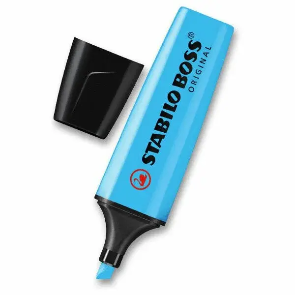 Zvýrazňovač Stabilo Boss Original – 31 modrá