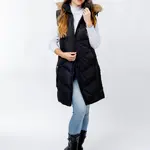 Dámská prošívaná vesta GLANO - černá