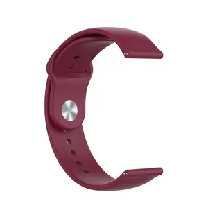 BStrap Silicone remienok na Garmin Vivoactive 4s, vine red