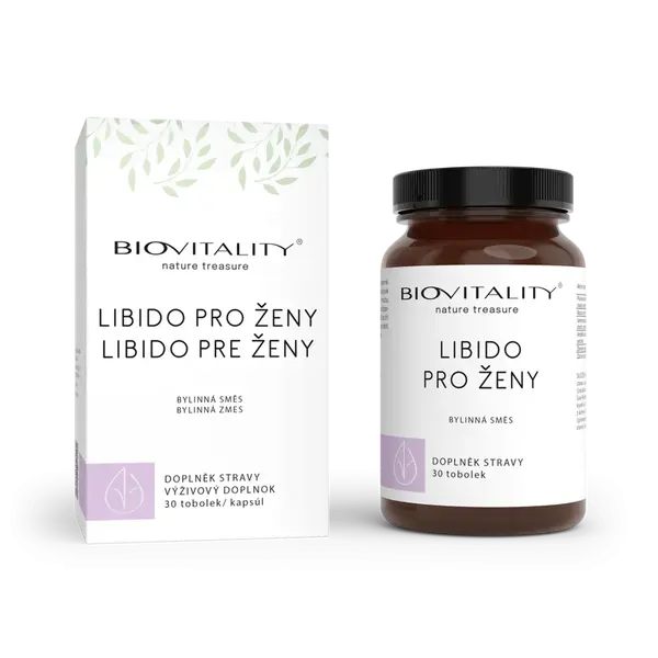Libido pre ženy – bylinný komplex – 30 kapsúl – Green idea