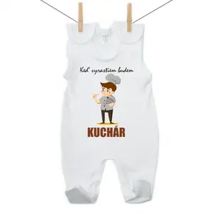 Boodyy Dupačky Keď vyrastiem budem kuchár 68 (3-6 mesiacov)