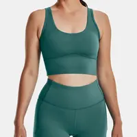 Under Armour Tílko Meridian Fitted Crop Tank-GRN - Dámské