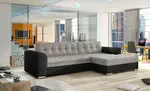 Sedací souprava Conforti Provedení: Pravá varianta, látka: Berlin 01/ Soft 011 black