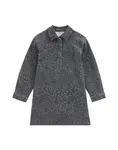 WE Fashion Šaty  sivý denim / tmavosivá