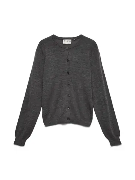 VERO MODA Kardigán 'AWCara'  antracitová