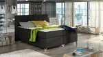 Boxspring Basilio Rozměr: 140 x 200 cm, látka: Soft 11, Varianta: Bez LED osvětlení