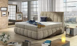 Boxspring Vincenzo Rozměr: 160 x 200 cm, látka: Berlin 03