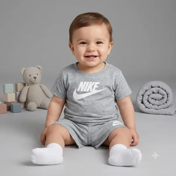 Nike club tee and short set 6m
