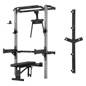HMS Multifunkční posilovací stojan - Power Rack KLT22 šedý