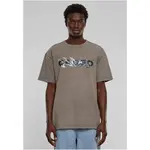 Pánské tričko Cagedchrome Acid Heavy Oversize Tee - béžové