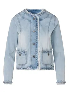 KOROSHI Prechodná bunda  modrá denim