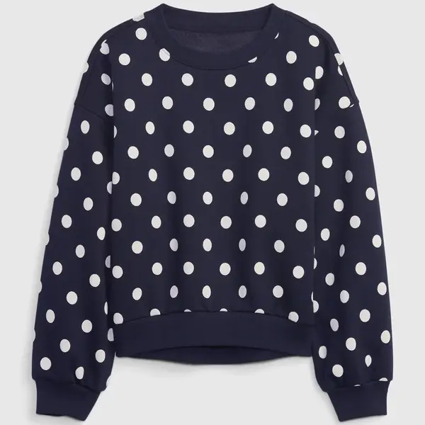 GAP Dětská vzorovaná mikina - Holky