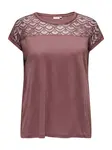 ONLY Carmakoma Tričko 'CARFlake'  purpurová