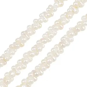 Electroplated Shell Pearl Beads Strands