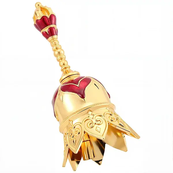 1Pc Alloy Enamel Hand Call Bell Displcy Decorations