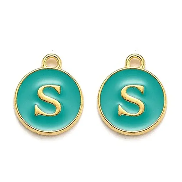 Golden Plated Alloy Enamel Charms