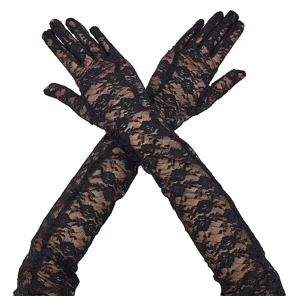 Polyester Long Lace Gloves
