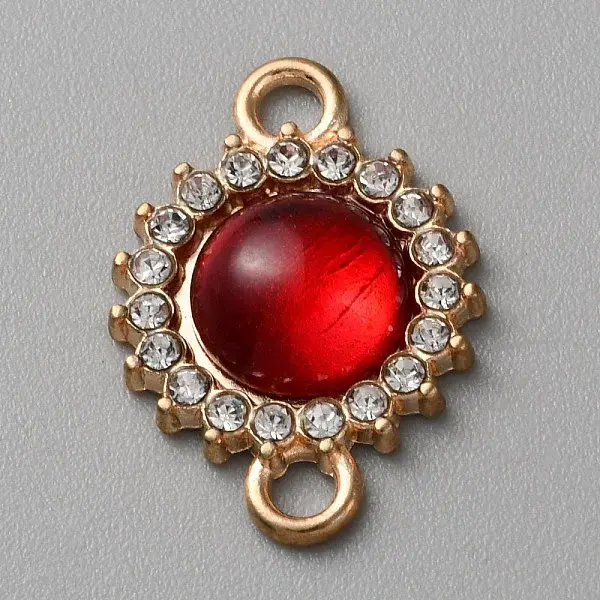 Alloy Crystal Rhinestone Connector Charms