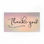 Laser Thank You Card