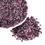 Opaque Picasso Cylinder Glass Beads