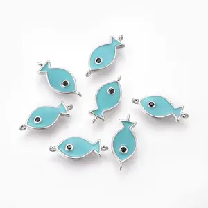 Brass Enamel Links connectors