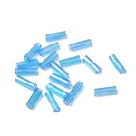 Glass Round Bugle Beads