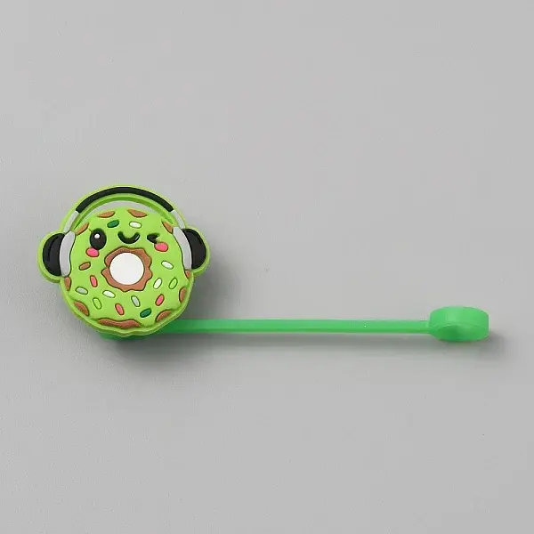 PVC & Silicone Dustproof Straw Cap