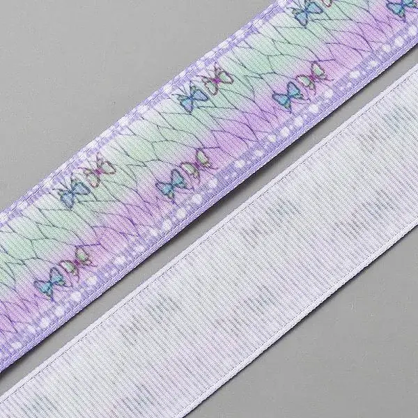 Polyester Printed Grosgrain Ribbon