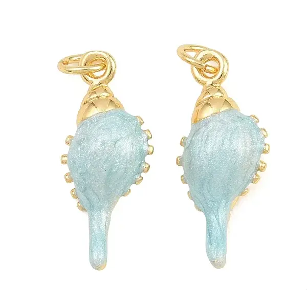 Brass Enamel Pendants