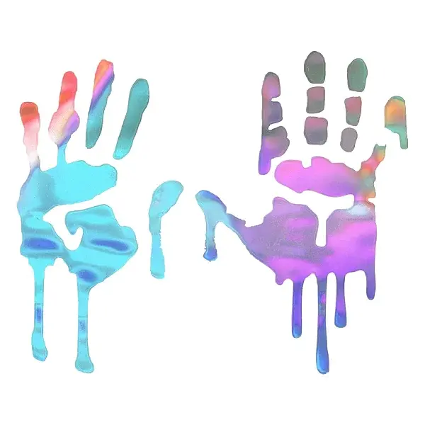 Car Decals- 1 Pcs Hand Car Hood Sticker