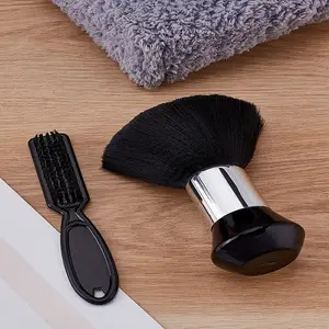 2Pcs 2 Styles Nylon Cleaning Brush & Barber Blade Cleaning Brush