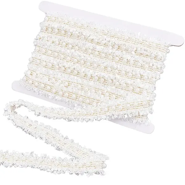 5 Yards Polyester Lace Trim Ribbon for Curtain Sofa Decoration