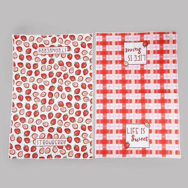Fruits Print Polyester Kitchen Towels