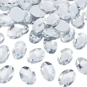 Acrylic Rhinestone Flat Back Cabochons
