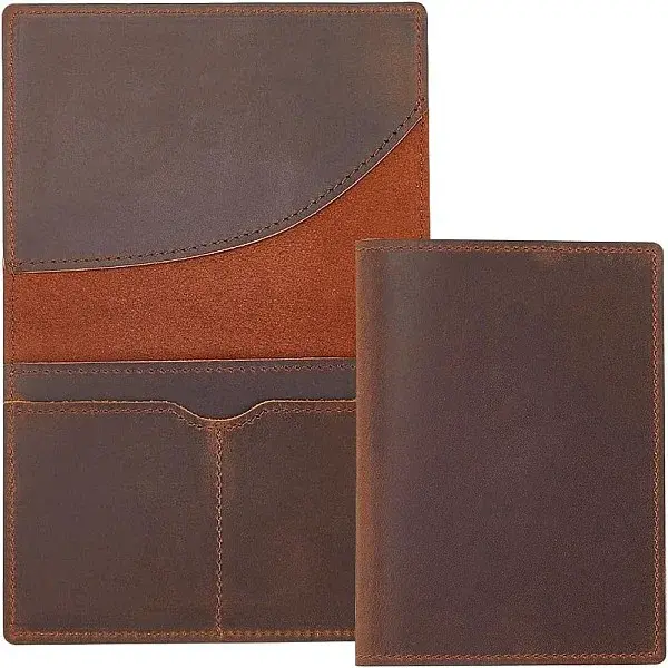 Rectangle Leather Travel Passport Wallet Cover