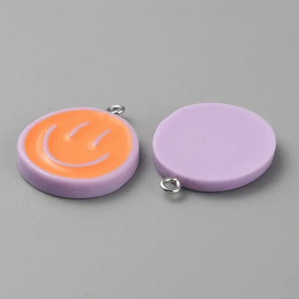 Opaque Resin Enamel Pendants